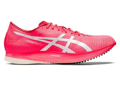 Pre-owned Asics Men's  Metaspeed Ld Sneakers In Diva Pink/white In Multi