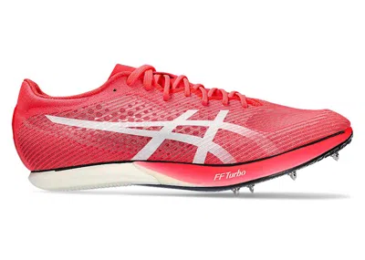 Pre-owned Asics Men's  Metaspeed Md Sneakers In Diva Pink/white