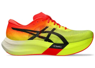 Pre-owned Asics Men's  Metaspeed Sky Paris Sneakers In Safety Yellow/black In Multi