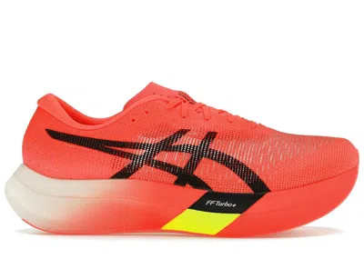 Pre-owned Asics Men's  Metaspeed Sky Paris Sneakers In Sunrise Red/black