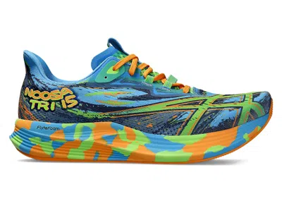 Pre-owned Asics Men's  Noosa Tri 15 Sneakers In Waterscape/electric Lime In Multi