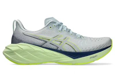 Pre-owned Asics Men's  Novablast 4 Sneakers In Cool Grey/blue Expanse In Multi