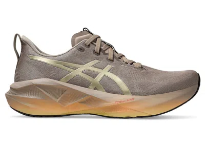 Pre-owned Asics Men's  Novablast 5 Sneakers In Luxe/taupe Grey