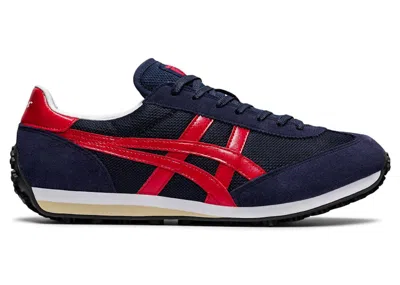 Pre-owned Asics Men's  Onitsuka Tiger Edr 78 Sneakers In Midnight/classic Red