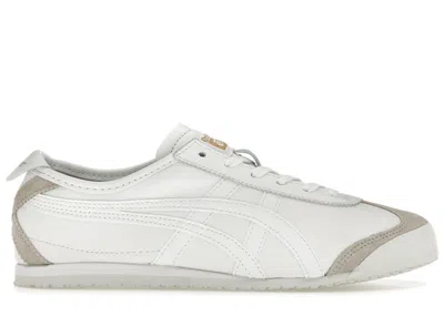 Pre-owned Asics Men's  Onitsuka Tiger Mexico 66 Beige Sneakers In White