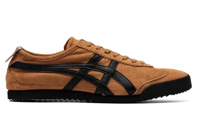 Pre-owned Asics Men's  Onitsuka Tiger Mexico 66 Deluxe Nm Sneakers In Wood Thrush/black