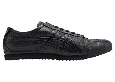 Pre-owned Asics Men's  Onitsuka Tiger Mexico 66 Deluxe Nm Triple Sneakers In Black