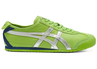 Pre-owned Asics Men's  Onitsuka Tiger Mexico 66 Navy Sneakers In Garden Green/pure Silver