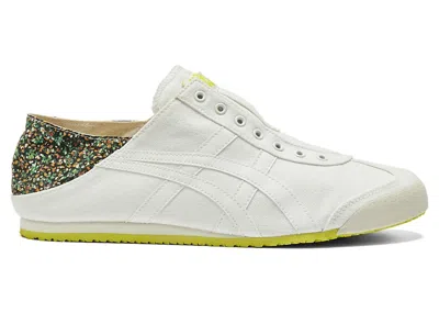 Pre-owned Asics Men's  Onitsuka Tiger Mexico 66 Paraty Green Sneakers In Cream