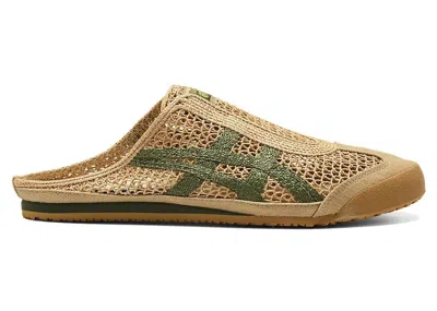 Pre-owned Asics Men's  Onitsuka Tiger Mexico 66 Sabot Sneakers In Beige/green
