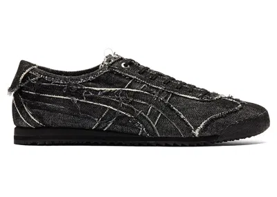 Pre-owned Asics Men's  Onitsuka Tiger Mexico 66 Sd Denim Sneakers In Black