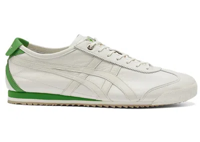 Pre-owned Asics Men's  Onitsuka Tiger Mexico 66 Sd Green Sneakers In Cream/birch