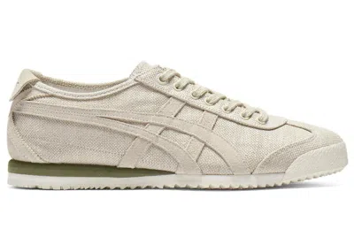 Pre-owned Asics Men's  Onitsuka Tiger Mexico 66 Sd Hemp Green Sneakers In Birch/cream