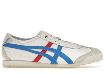 Pre-owned Asics Men's  Onitsuka Tiger Mexico 66 Sd Red Sneakers In White/directoire Blue