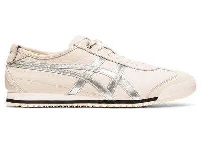 Pre-owned Asics Men's  Onitsuka Tiger Mexico 66 Sd Sneakers In Birch/silver