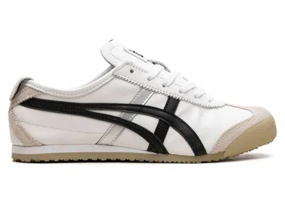 Pre-owned Asics Men's  Onitsuka Tiger Mexico 66 Silver Sneakers In White/black In Multi
