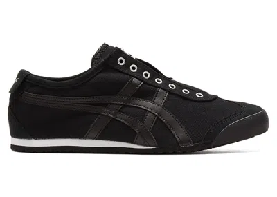 Pre-owned Asics Men's  Onitsuka Tiger Mexico 66 Slipon Sneakers In Black