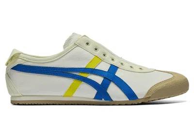 Pre-owned Asics Men's  Onitsuka Tiger Mexico 66 Slipon Sneakers In Cream/directoire Blue In Multi