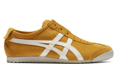 Pre-owned Asics Men's  Onitsuka Tiger Mexico 66 Slipon Sneakers In Golden Glow/cream