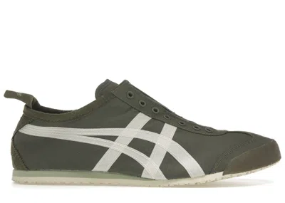 Pre-owned Asics Men's  Onitsuka Tiger Mexico 66 Slipon Sneakers In Mantle Green/birch