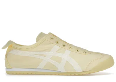 Pre-owned Asics Men's  Onitsuka Tiger Mexico 66 Slipon Sneakers In Yellow/cream