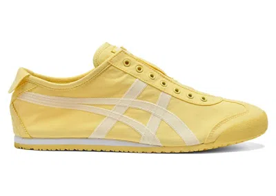 Pre-owned Asics Men's  Onitsuka Tiger Mexico 66 Slipon Sneakers In Yellow/cream