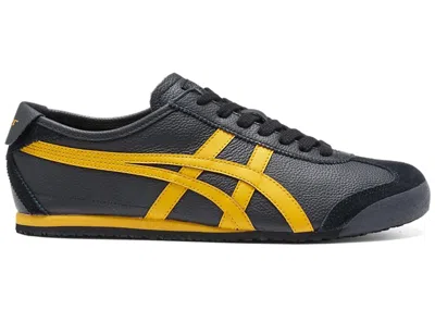 Pre-owned Asics Men's  Onitsuka Tiger Mexico 66 Sneakers In Black/yellow