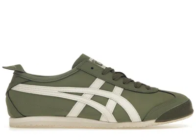 Pre-owned Asics Men's  Onitsuka Tiger Mexico 66 Sneakers In Mantle Green/cream