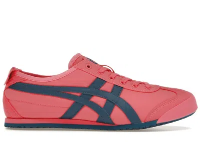 Pre-owned Asics Men's  Onitsuka Tiger Mexico 66 Sneakers In Pink Cameo/mako Blue