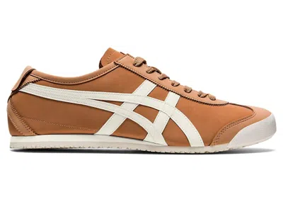 Pre-owned Asics Men's  Onitsuka Tiger Mexico 66 Sneakers In Sand Red/cream In Multi