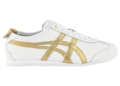 Pre-owned Asics Men's  Onitsuka Tiger Mexico 66 Sneakers In White/gold