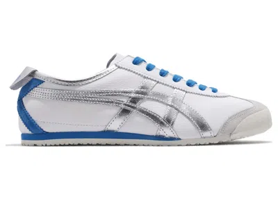 Pre-owned Asics Men's  Onitsuka Tiger Mexico 66 Sneakers In White/silver/blue In Multi