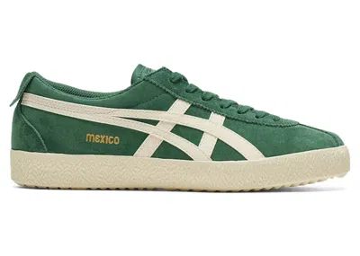 Pre-owned Asics Men's  Onitsuka Tiger Mexico Delegation Sneakers In Pine Green/cream In Multi