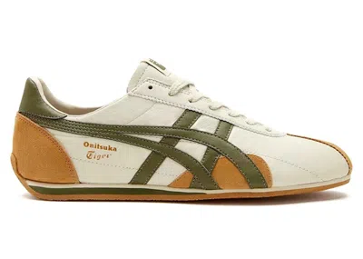 Pre-owned Asics Men's  Onitsuka Tiger Runspark Sneakers In Beige/olive Green/mustard Yellow
