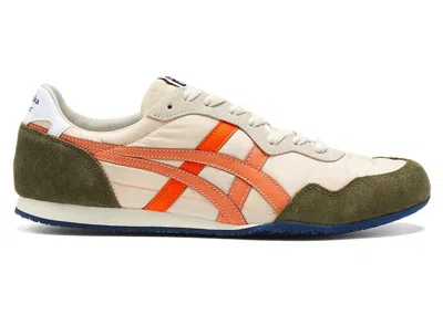 Pre-owned Asics Men's  Onitsuka Tiger Serrano Sneakers In Cozy Pink/mikan Orange In Multi