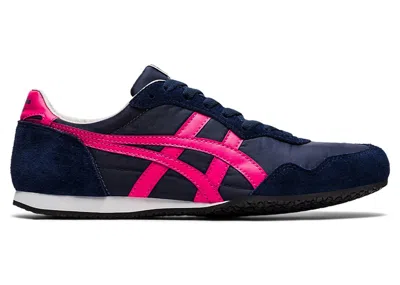 Pre-owned Asics Men's  Onitsuka Tiger Serrano Sneakers In Midnight/dragon Fruit In Multi