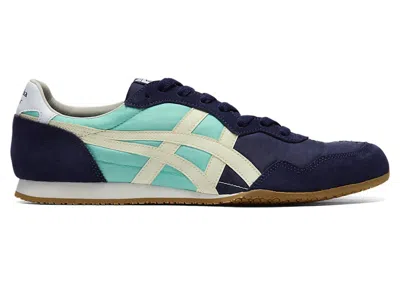 Pre-owned Asics Men's  Onitsuka Tiger Serrano Sneakers In Peacoat/ivory