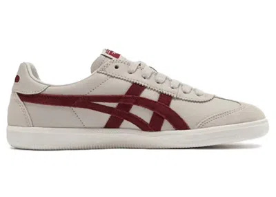 Pre-owned Asics Men's  Onitsuka Tiger Tokuten Burgundy Sneakers In White/burgundy Red