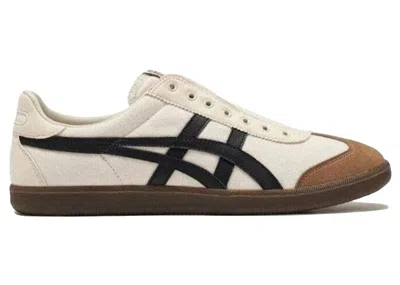 Pre-owned Asics Men's  Onitsuka Tiger Tokuten Slipon Sneakers In White/brown/black In Multi