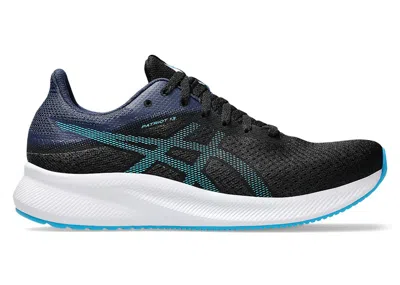 Pre-owned Asics Men's  Patriot 13 Sneakers In Black/digital Aqua In Multi