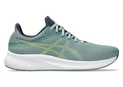 Pre-owned Asics Men's  Patriot 13 Sneakers In Celadon/safety Yellow In Multi