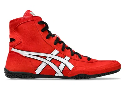 Pre-owned Asics Men's  Prime Attack Sneakers In Red/white In Multi