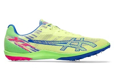 Pre-owned Asics Men's  Resurgence Xc Sneakers In Glow Yellow/green Gecko In Multi