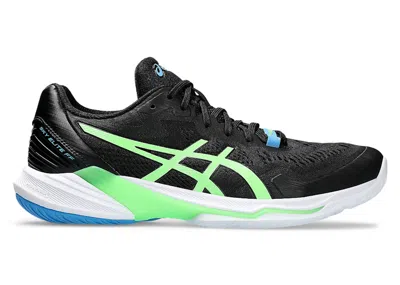 Pre-owned Asics Men's  Sky Elite Ff 2 Sneakers In Black/lime Burst In Multi