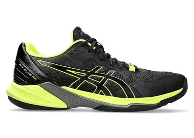Pre-owned Asics Men's  Sky Elite Ff 2 Sneakers In Black/safety Yellow