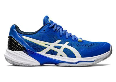 Pre-owned Asics Men's  Sky Elite Ff 2 Sneakers In Illusion Blue/white