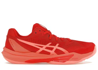 Pre-owned Asics Men's  Sky Elite Ff 3 Sneakers In Speed Red/sun Coral