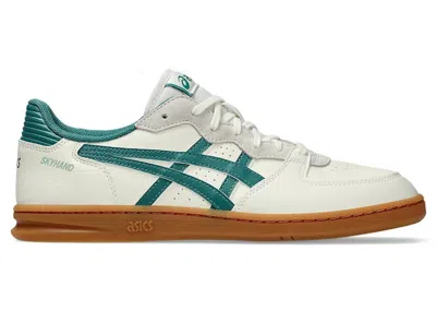 Pre-owned Asics Men's  Skyhand Og Gum Sneakers In Cream/rainy Lake