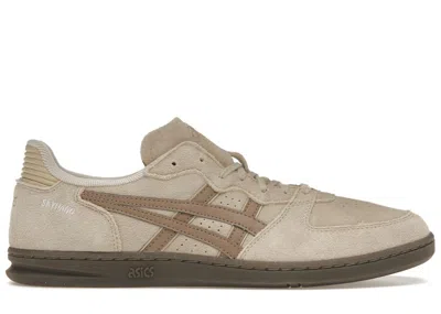 Pre-owned Asics Men's  Skyhand Og Sneakers In Feather Grey/taupe Grey In Gray