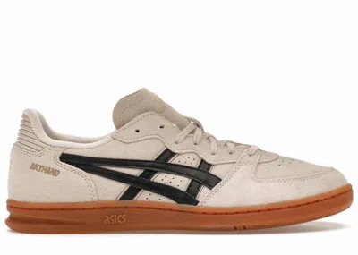 Pre-owned Asics Men's  Skyhand Og Sneakers In Oatmeal/black